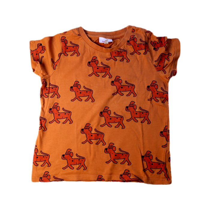 A Orange Short Sleeve T Shirts from Seed in size 4T for boy. (Front View)