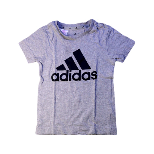 A Grey Short Sleeve T Shirts from Adidas in size 3T for boy. (Front View)