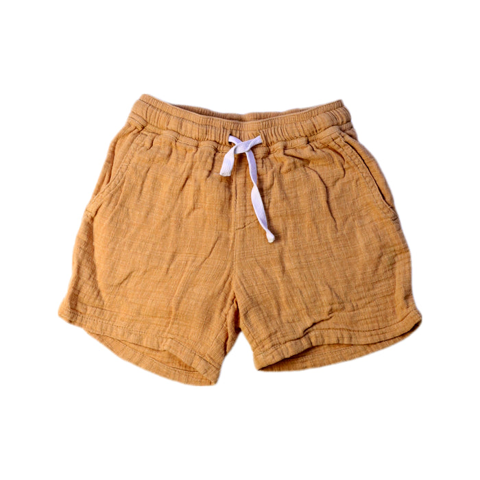 A Brown Shorts from Seed in size 2T for boy. (Front View)