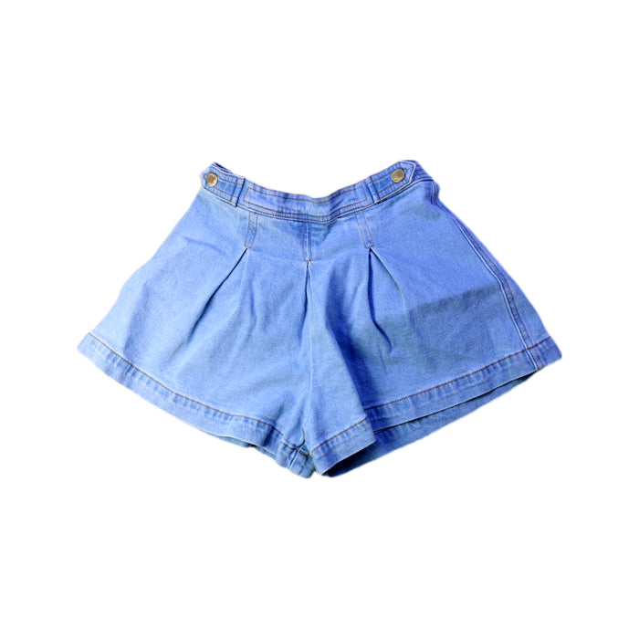 A Blue Shorts from Seed in size 8Y for girl. (Front View)