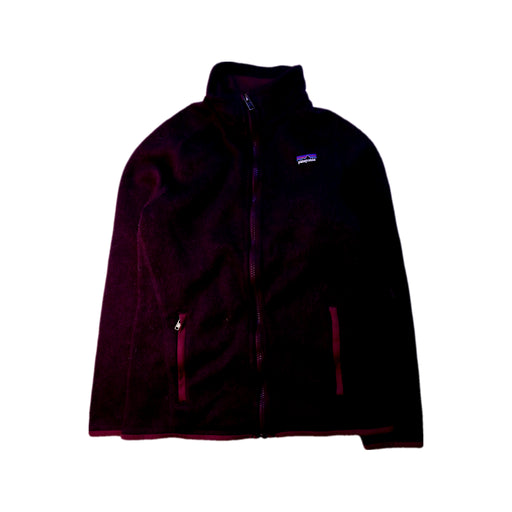 A Black Lightweight Jackets from Patagonia in size 12Y for neutral. (Front View)
