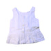A White Sleeveless Tops from Janie & Jack in size 4T for girl. (Back View)