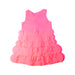 A Pink Sleeveless Dresses from Cherokee in size 4T for girl. (Back View)