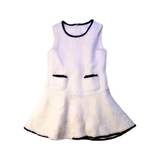 A White Sleeveless Dresses from Nicholas & Bears in size 4T for girl. (Front View)