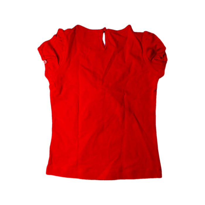 A Red Short Sleeve Tops from Nicholas & Bears in size 4T for girl. (Back View)