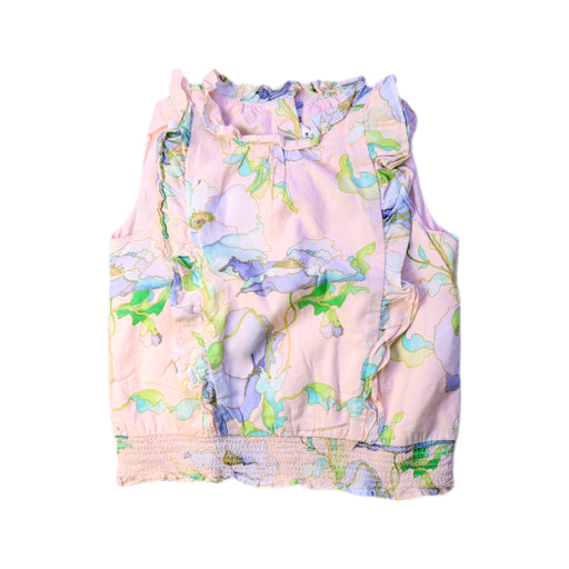 A Pink Sleeveless Tops from Janie & Jack in size 3T for girl. (Front View)