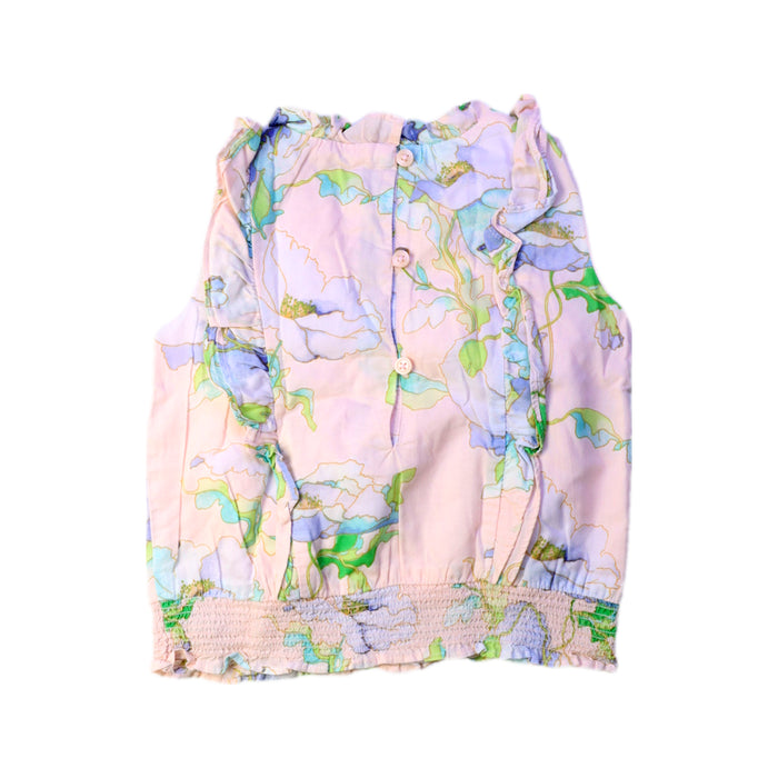 A Pink Sleeveless Tops from Janie & Jack in size 3T for girl. (Back View)