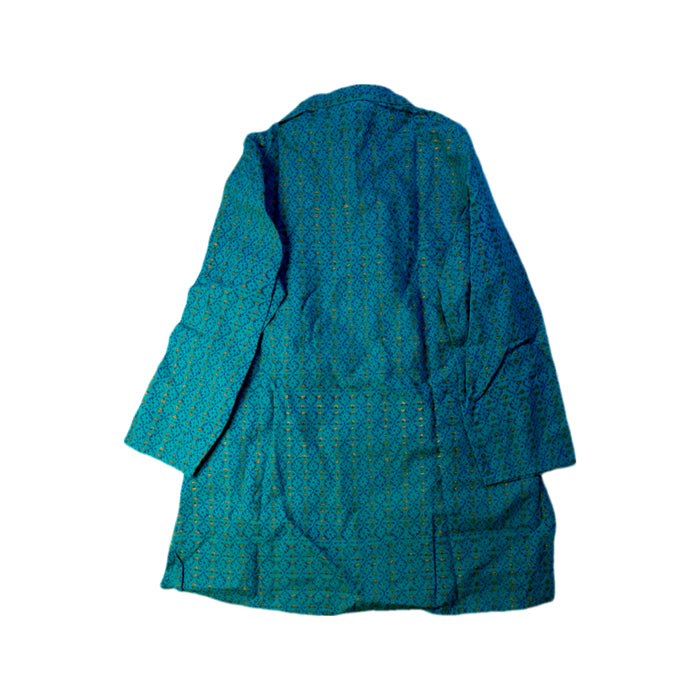A Green Long Sleeve Dresses from Fabindia in size 3T for neutral. (Back View)