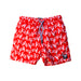 A Red Swim Shorts from Tom & Teddy in size 5T for boy. (Front View)