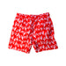 A Red Swim Shorts from Tom & Teddy in size 5T for boy. (Back View)