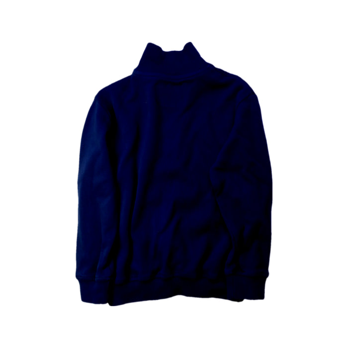A Navy Zippered Sweatshirts from Thomas Brown in size 4T for boy. (Back View)