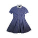 A Blue Short Sleeve Dresses from Polo Ralph Lauren in size 10Y for girl. (Front View)