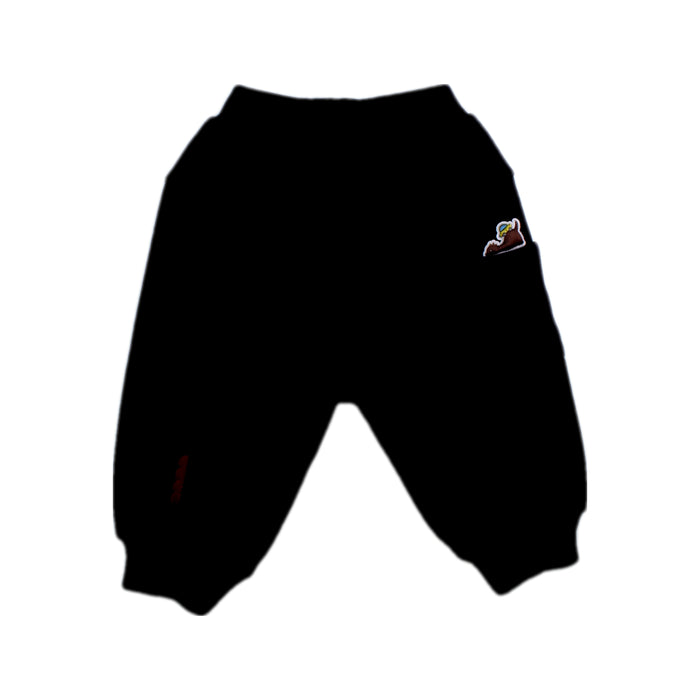 A Black Casual Pants from Balabala in size 12-18M for boy. (Front View)