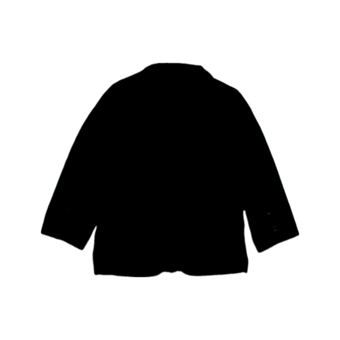 A Black Blazers from Shanghai Tang in size 4T for neutral. (Back View)