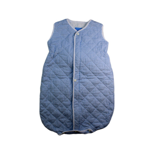 A Blue Sleepsacs from Marleen Molenaar in size 3-6M for boy. (Front View)