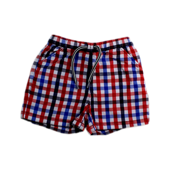 A Multicolour Shorts from Petit Bateau in size 6-12M for boy. (Front View)