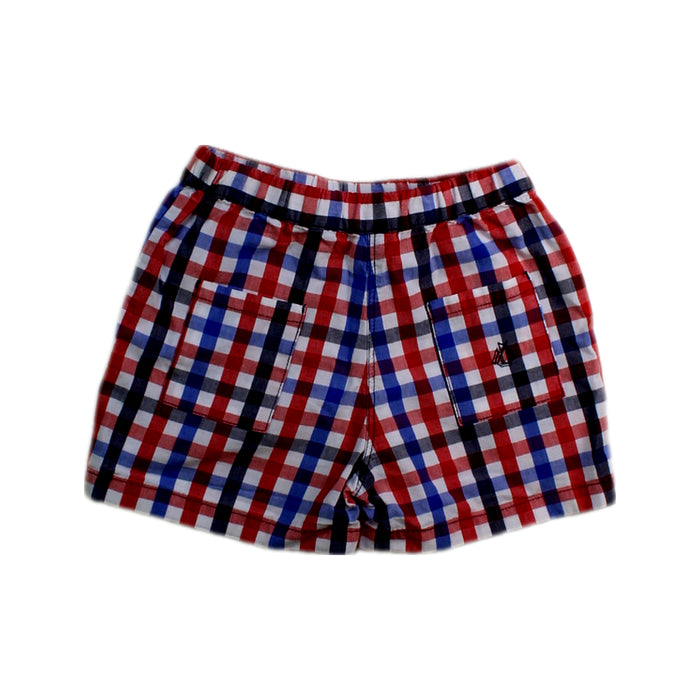 A Multicolour Shorts from Petit Bateau in size 6-12M for boy. (Back View)