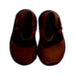 A Brown Sandals from Minorquines in size 12-18M for girl. (Back View)