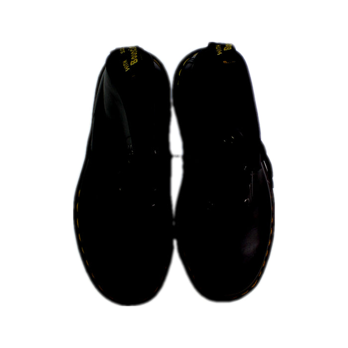 A Black Casual Boots from Dr. Martens in size 11Y for neutral. (Back View)