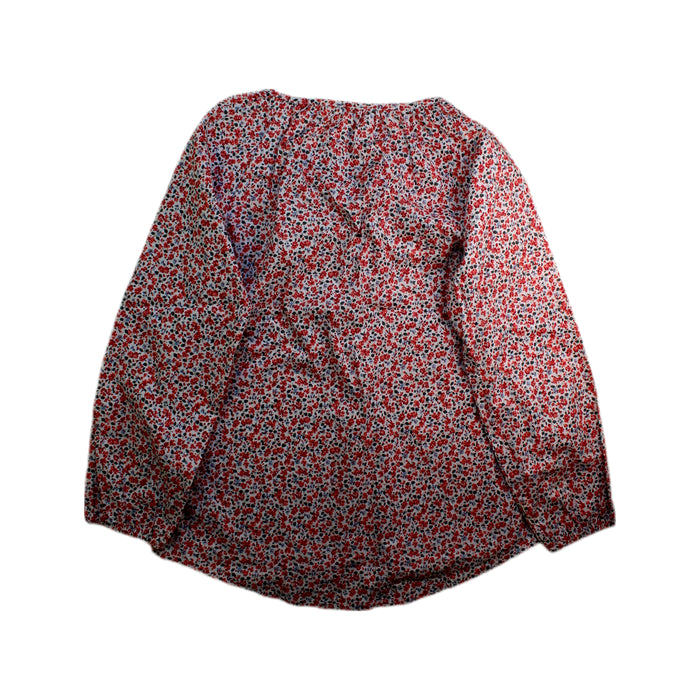 A Red Long Sleeve Tops from Little Mercerie in size 10Y for girl. (Back View)