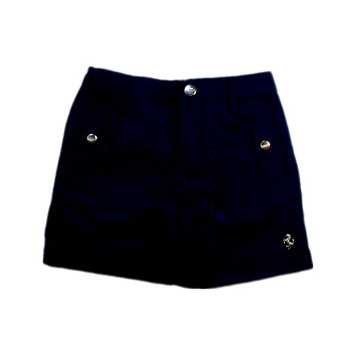 A Navy Shorts from Ferrari in size 2T for neutral. (Front View)