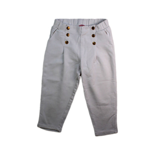 A White Casual Pants from Original Marines in size 12-18M for girl. (Front View)