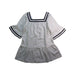 A White Short Sleeve Dresses from Janie & Jack in size 3T for girl. (Front View)