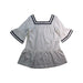 A White Short Sleeve Dresses from Janie & Jack in size 3T for girl. (Back View)