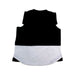 A Black Sleeveless Tops from Le Petit Pumm in size 5T for girl. (Back View)