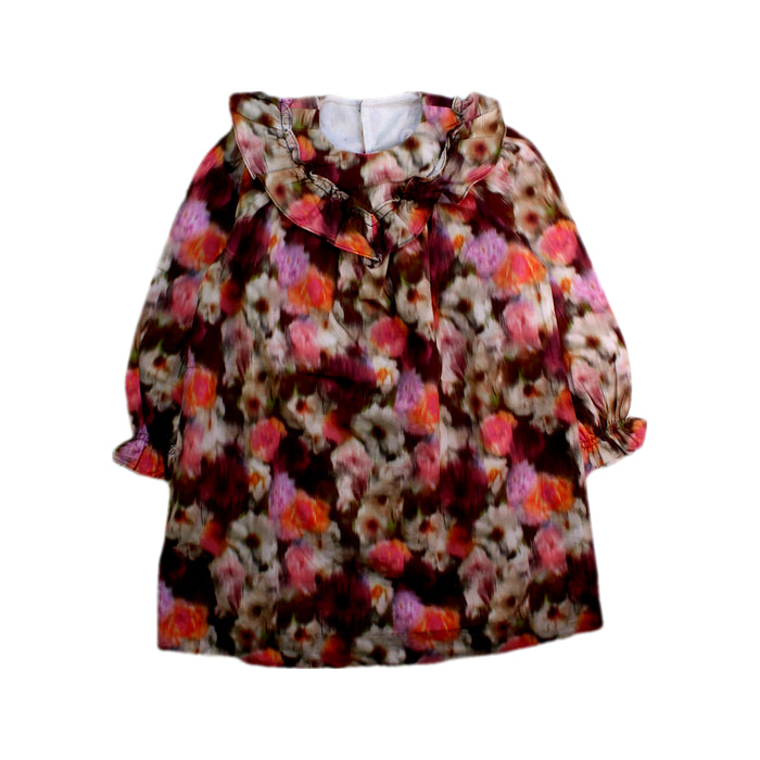 A Multicolour Long Sleeve Dresses from Bonpoint in size 3T for girl. (Front View)