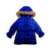 A Blue Puffer/Quilted Coats & Outerwear from London Fog in size 18-24M for girl. (Front View)