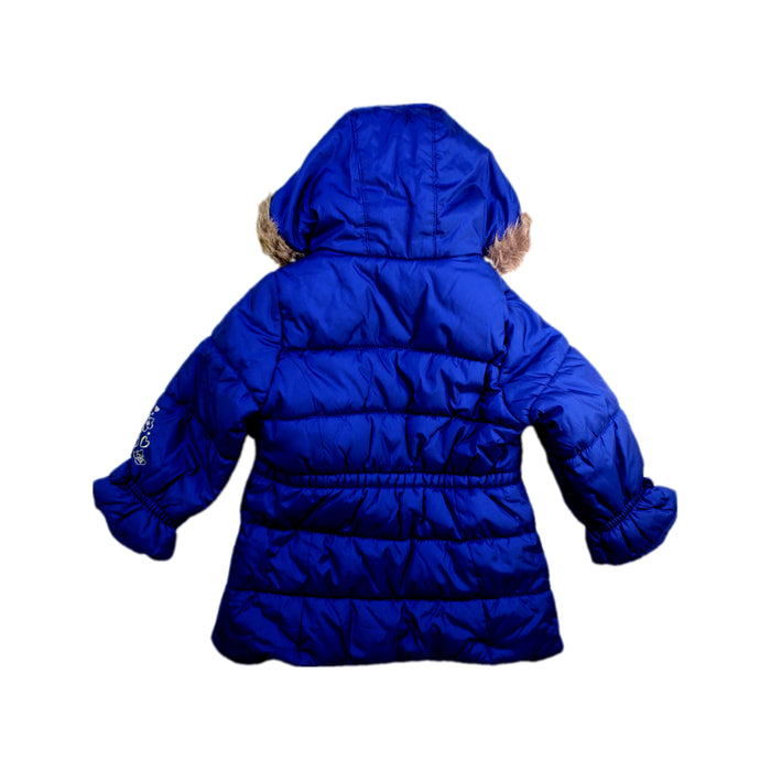 A Blue Puffer/Quilted Coats & Outerwear from London Fog in size 18-24M for girl. (Back View)