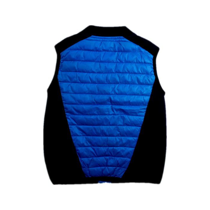 A Blue Outerwear Vests from Armani in size 4T for boy. (Back View)