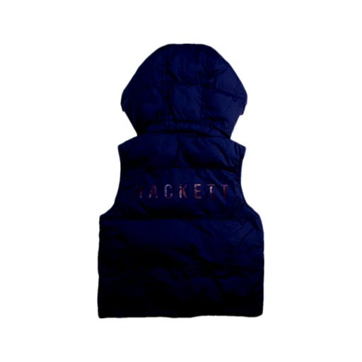 A Navy Outerwear Vests from Hackett in size 2T for boy. (Front View)