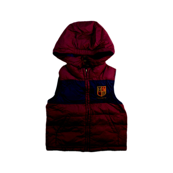 A Navy Outerwear Vests from Hackett in size 2T for boy. (Back View)