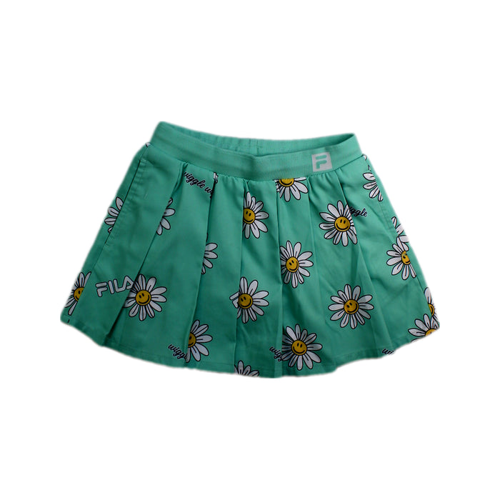 A Green Skorts from Fila in size 4T for girl. (Front View)