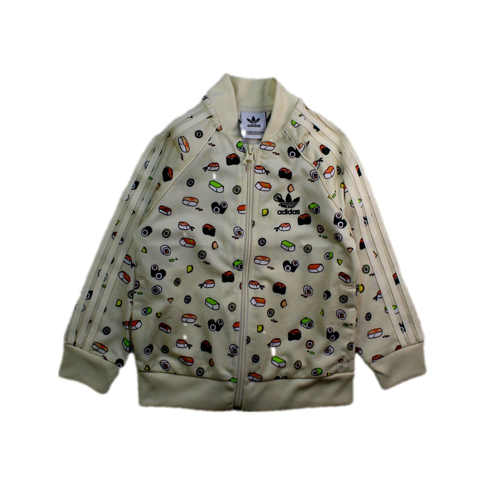 A Beige Lightweight Jackets from Adidas in size 3T for neutral. (Front View)