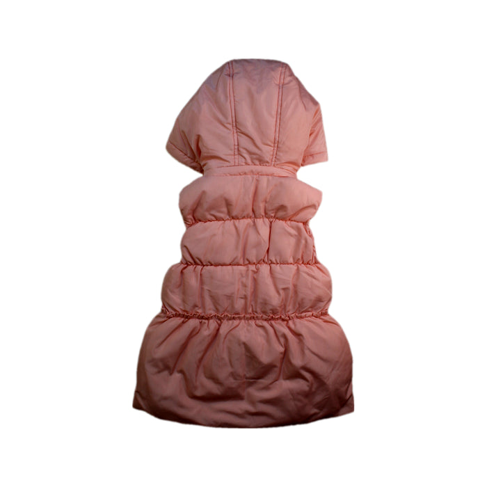 A Pink Puffer/Quilted Coats & Outerwear from Kingkow in size 6T for girl. (Back View)