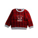 A Red Crewneck Sweatshirts from Petit Bateau in size 3T for boy. (Front View)