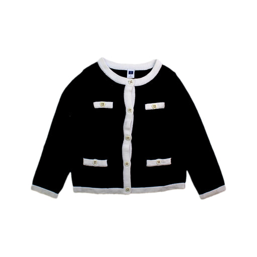 A Black Cardigans from Janie & Jack in size 2T for girl. (Front View)