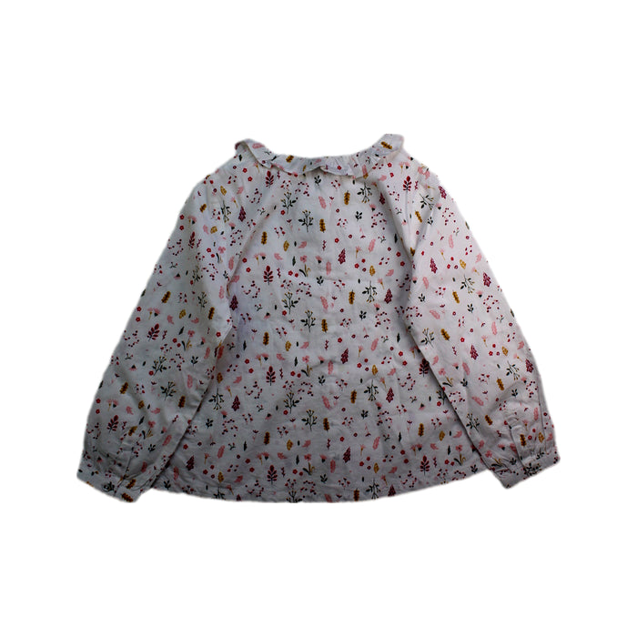 A White Sleeveless Shirts from Galeries Lafayette in size 6T for girl. (Back View)