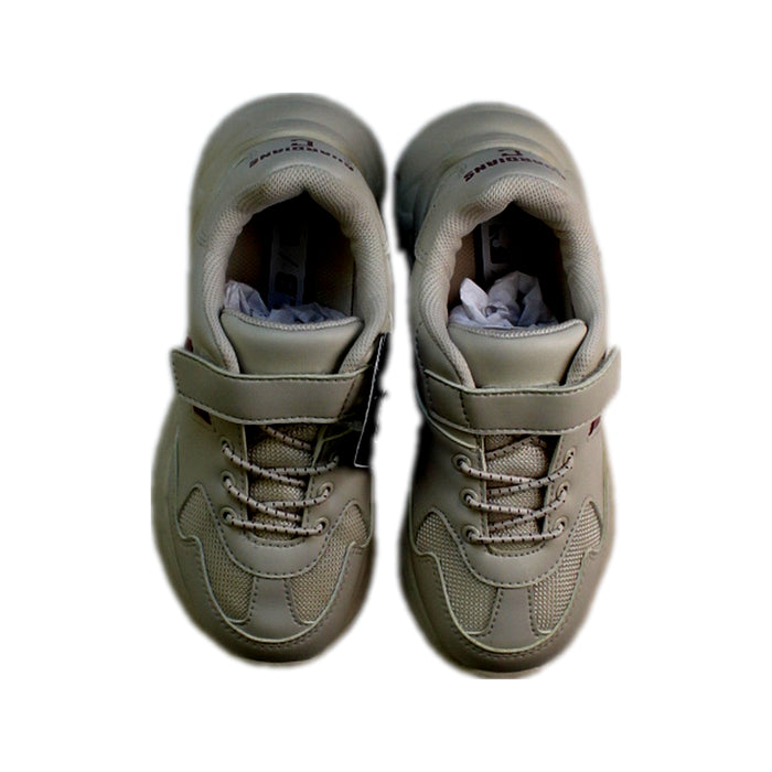 A White Sneakers from MLB in size 7Y for neutral. (Back View)