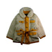 A White Puffer/Quilted Coats & Outerwear from Mini Rodini in size 6T for girl. (Front View)