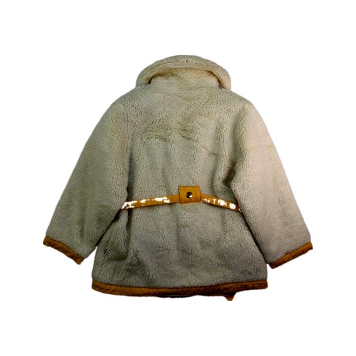 A White Puffer/Quilted Coats & Outerwear from Mini Rodini in size 6T for girl. (Back View)