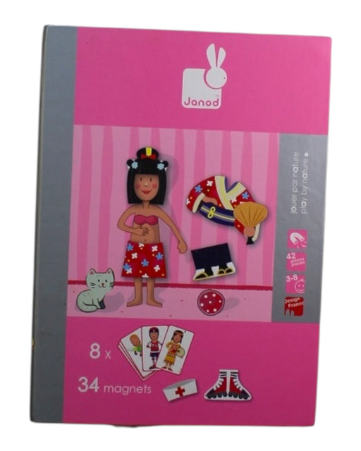A Pink Board Games & Puzzles from Janod in size 3T for girl. (Front View)
