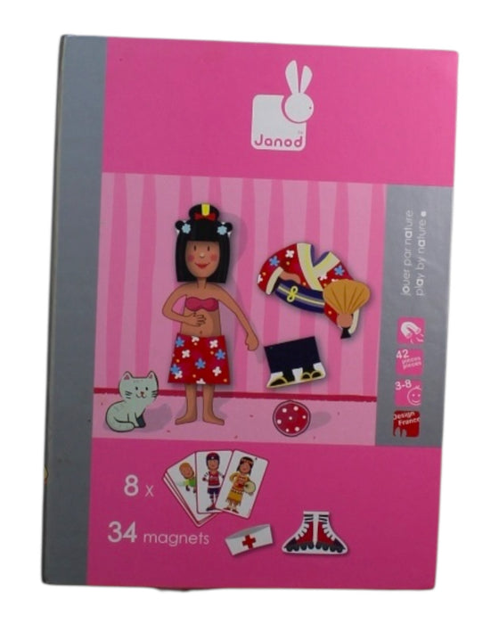 A Pink Board Games & Puzzles from Janod in size 3T for girl. (Front View)