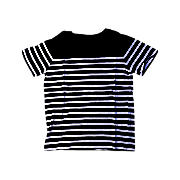 A Black Short Sleeve T Shirts from Monoprix in size 6T for boy. (Front View)