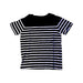 A Black Short Sleeve T Shirts from Monoprix in size 6T for boy. (Front View)