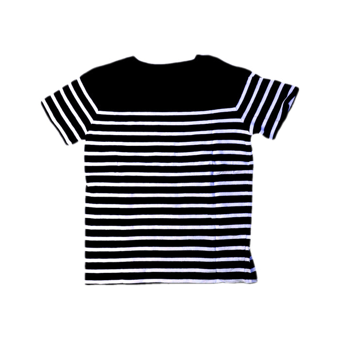 A Black Short Sleeve T Shirts from Monoprix in size 6T for boy. (Back View)