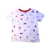 A White Short Sleeve T Shirts from Monoprix in size 6T for boy. (Back View)